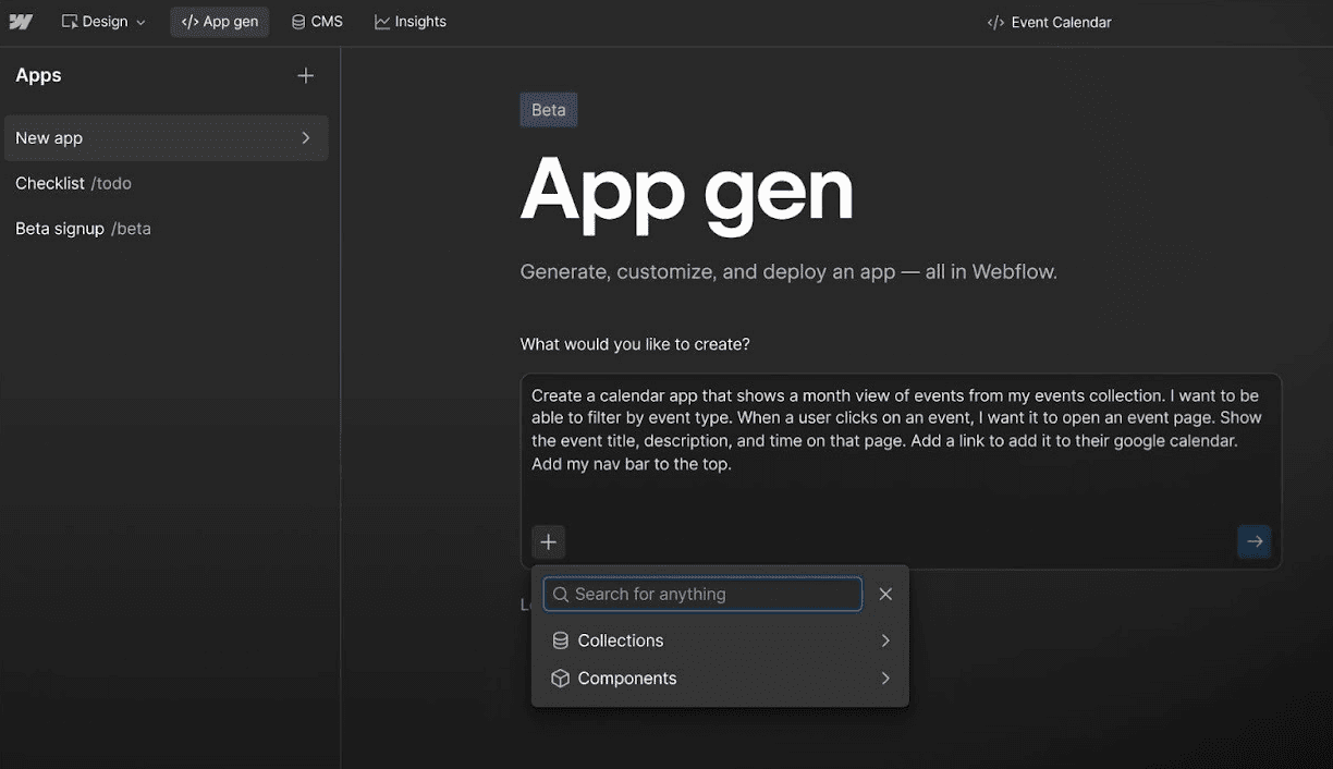 π Webflow just dropped an AI tool that turns your web dreams into reality! ππ» Full-stack vibes, no cap!π₯ #CodeIsForNerds