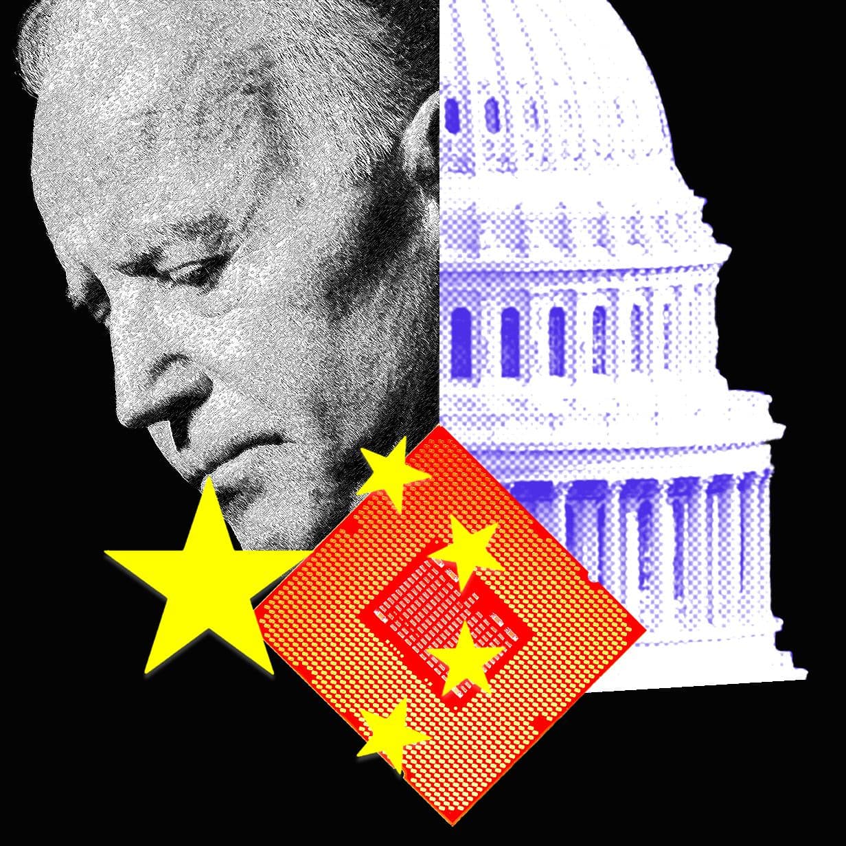 "Biden's low-key wager: Freeze China's AI or just hit 'pause' on the future? 🤖❄️💀 #NoCap"