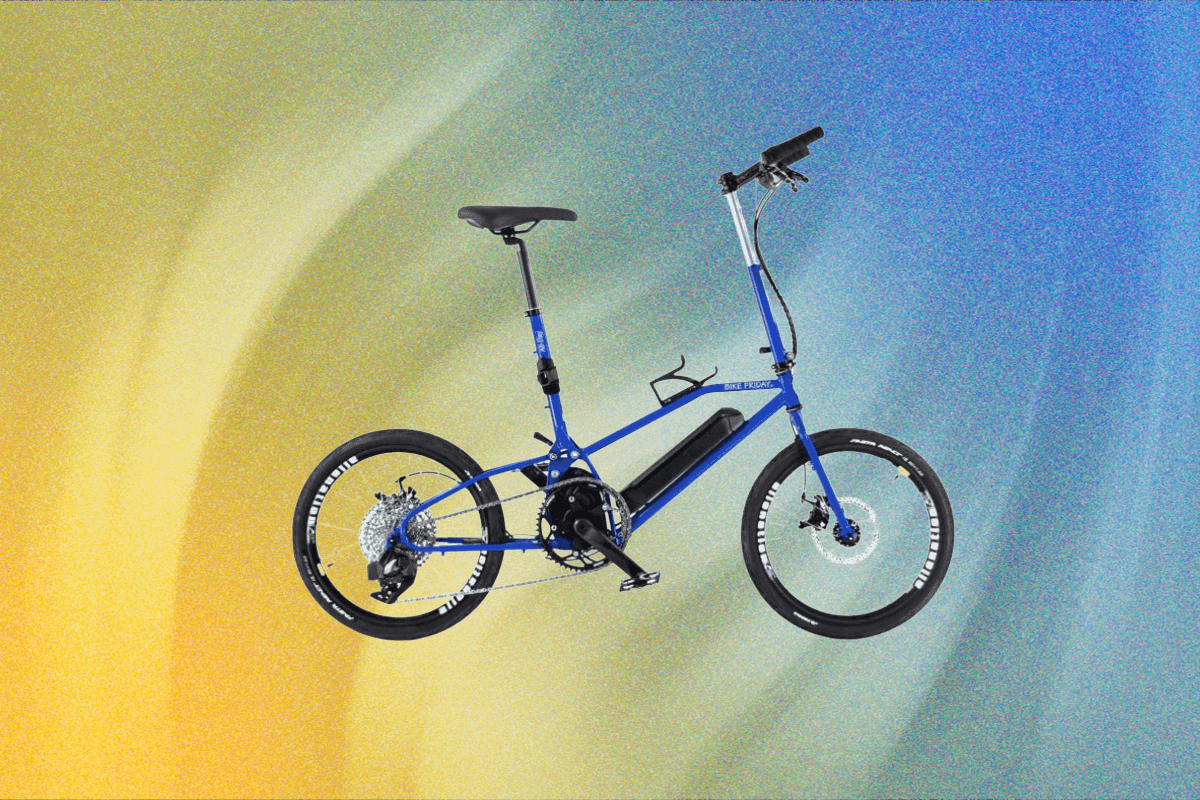 Just got the Bike Friday electric whip! ๐ดโโ๏ธ๐ Lightweight, and itโs serving *purple vibes only* ๐๐
 #HotGirlGears