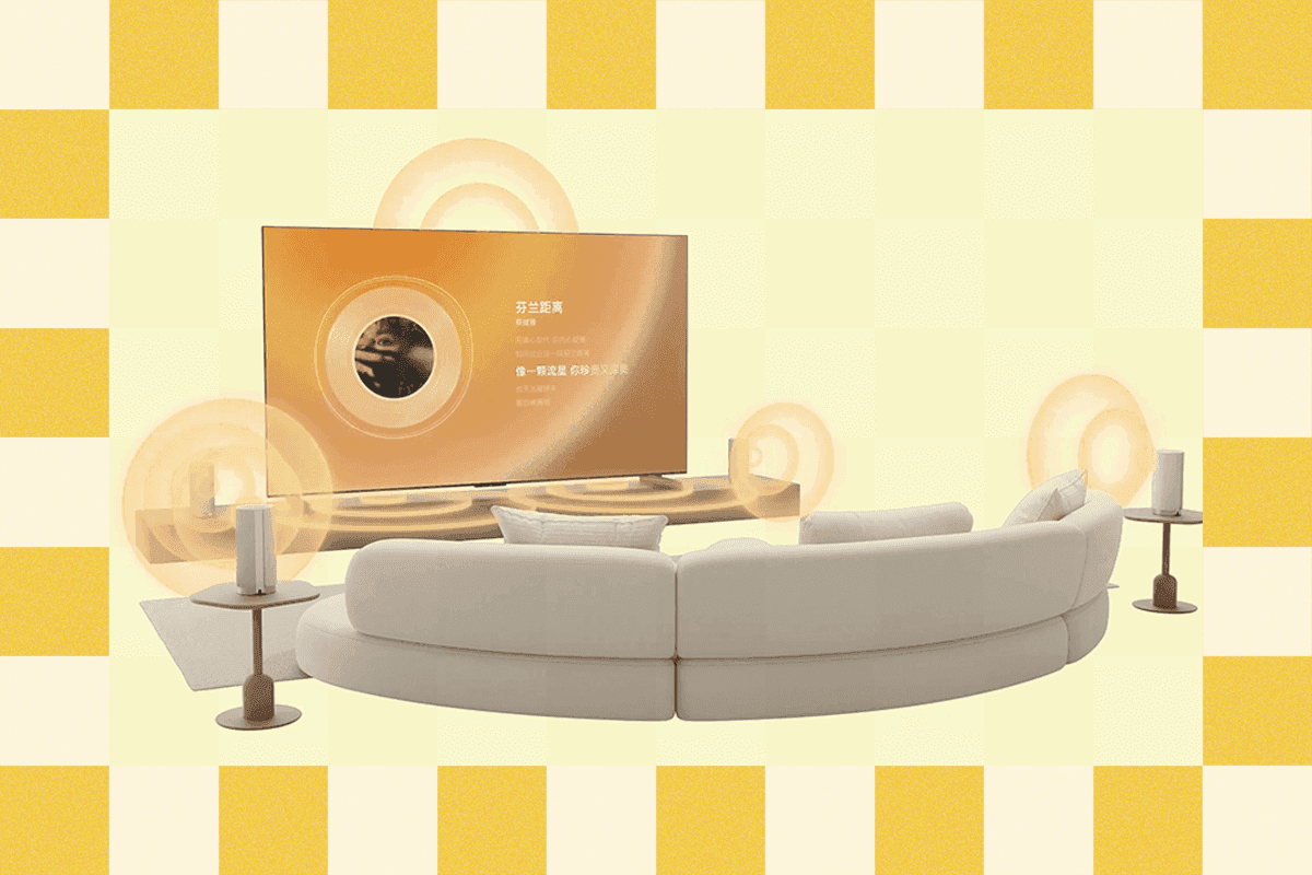 "Got speakers? 📢💀 Dolby Atmos FlexConnect: place 'em anywhere like a tech magician 🪄 #FlexAlert"