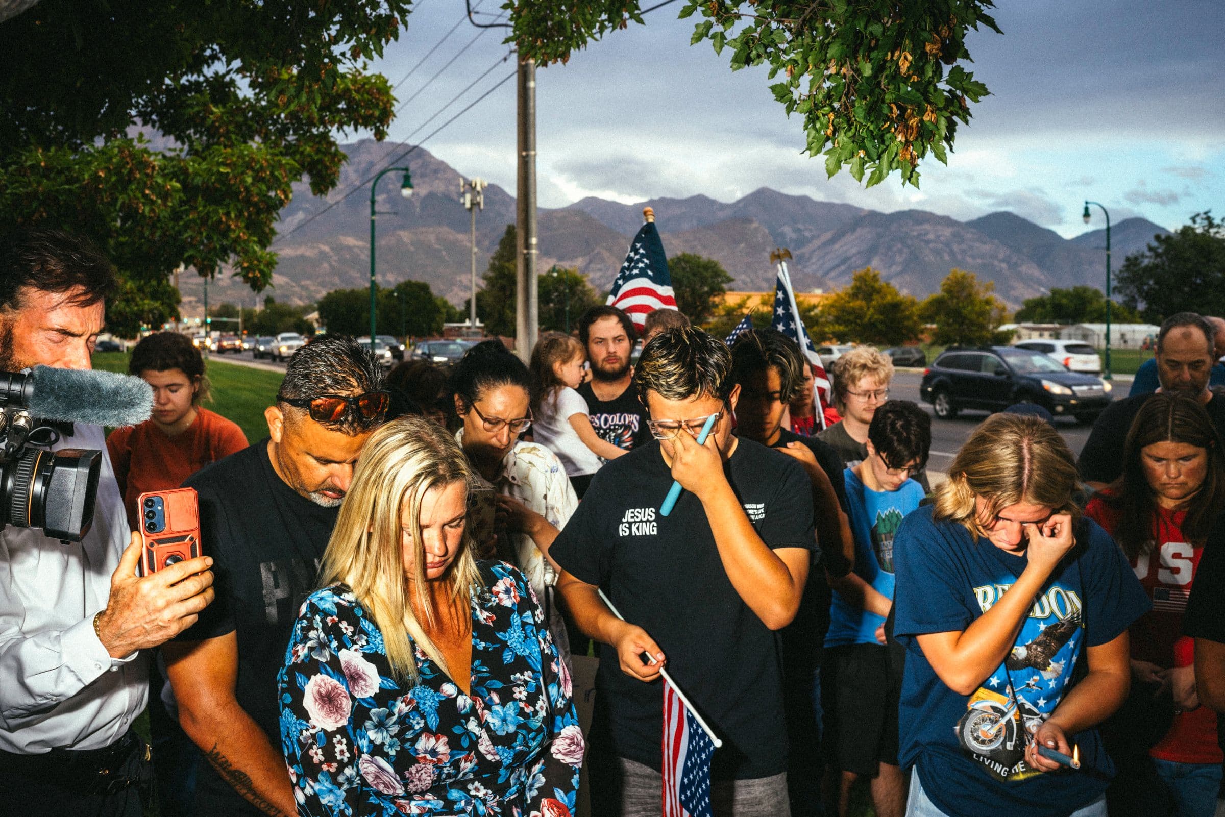 "Charlie Kirk's Utah Memorial: 10/10 would cringe again ๐๐ #SpontaneousVibes #BasedOrNah"