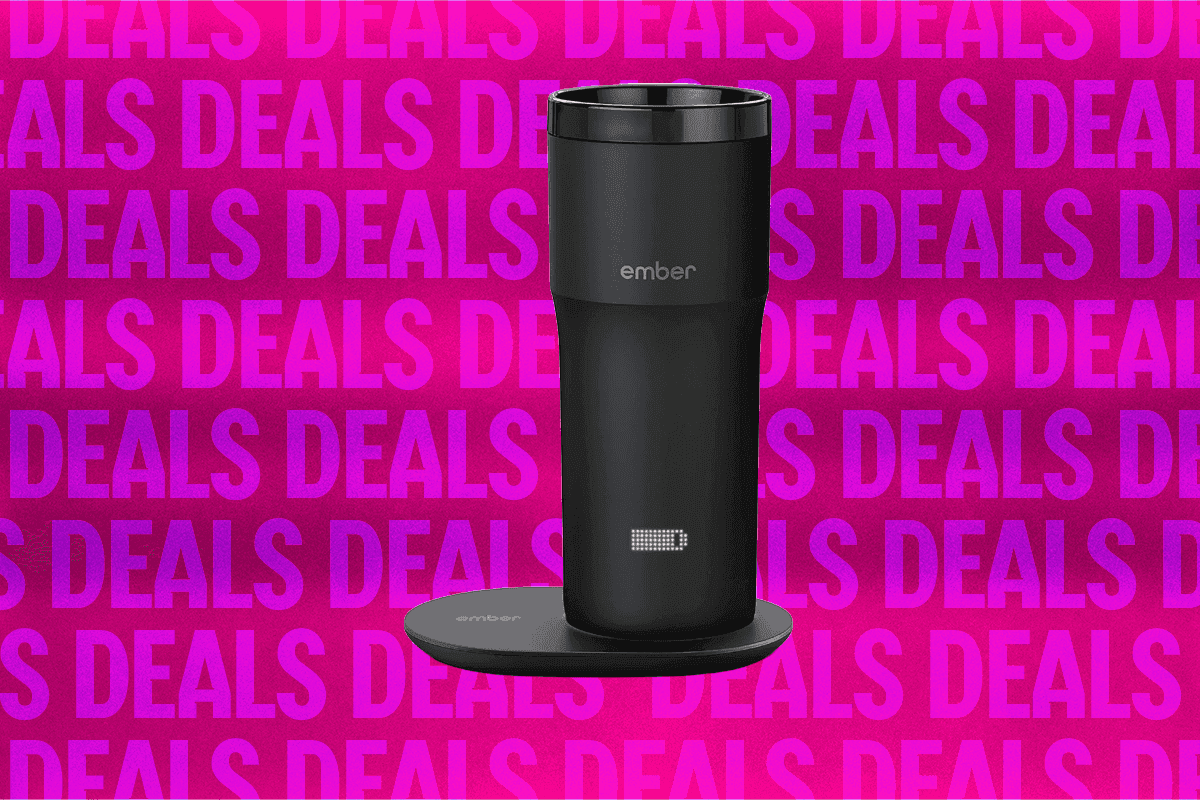 "When your mug's on sale taking your coffee game from 0 to 100 real quick ๐๐ฅ $60 off? No cap, I'm copping!"