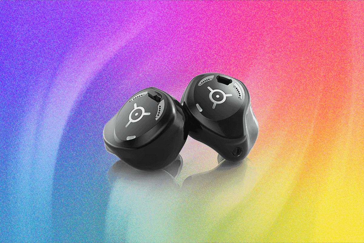 "Phonak Virto R: Hearing aids that fit better than your ex's excuses. ๐๐ #EarGoals #Based"