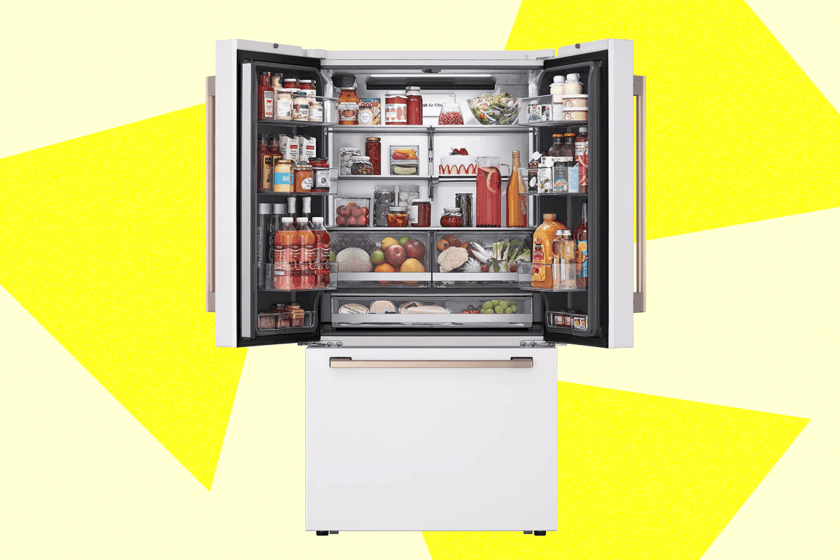 โLGโs 3-Door Fridge: The Coolest Boi on the Block ๐ง๐
#FridgeGoals #ChillVibes ๐๐ฅโ