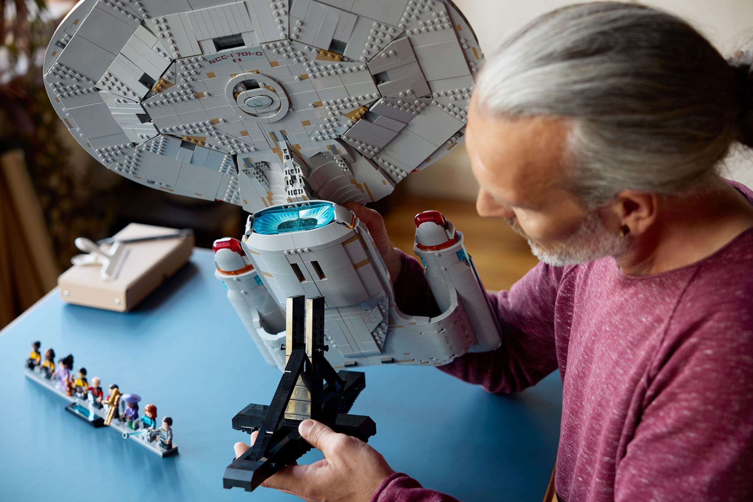 “3,600 LEGO pieces to build the Enterprise? Bet it's still easier than my love life 💔🚀 #Help #SendHelp”
