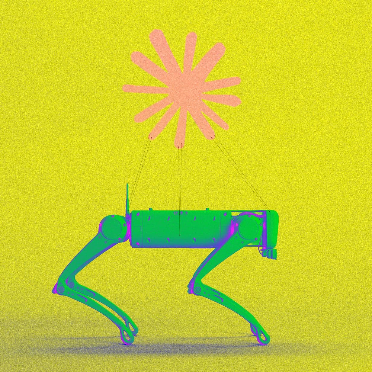 "Claude is out here making robot dogs his pets. ๐ถ๐ Tech just got a bit wilder, fr fr! ๐๐ฅ"